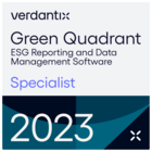 Quentic est nommé "Specialist" dans la catégorie logiciel de reporting ESG et gestion des données par Verdantix