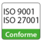 Convient au système de gestion conformément à la norme ISO 9001:2015 et ISO 27001:2017