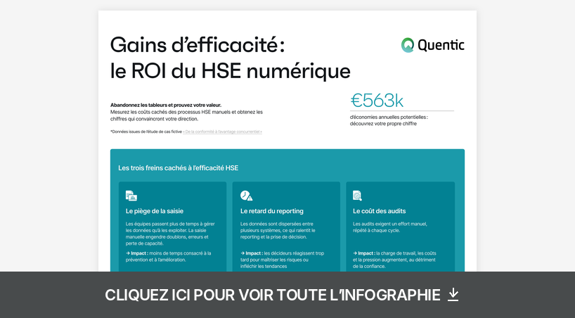 Aperçu de l’infographie sur le ROI du HSE numérique (cliquez pour l’agrandir)